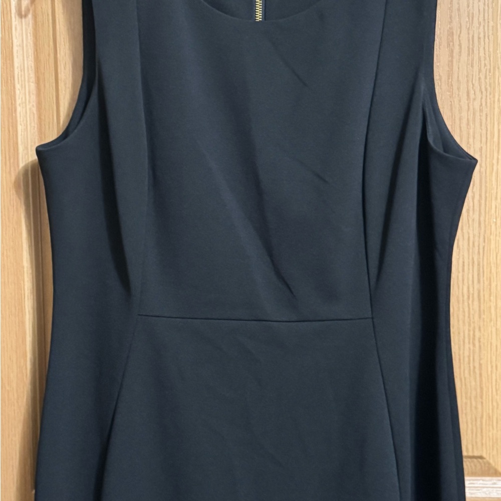 Calvin Klein Black Sleeveless Sheath Dress
